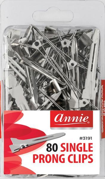 Annie 80 Single Prong Clips #3081