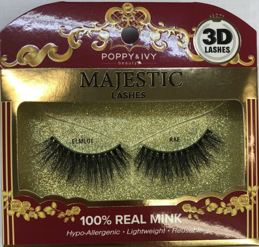 Absolute New York Poppy & Ivy Magestic 100% Real Mink Lashes