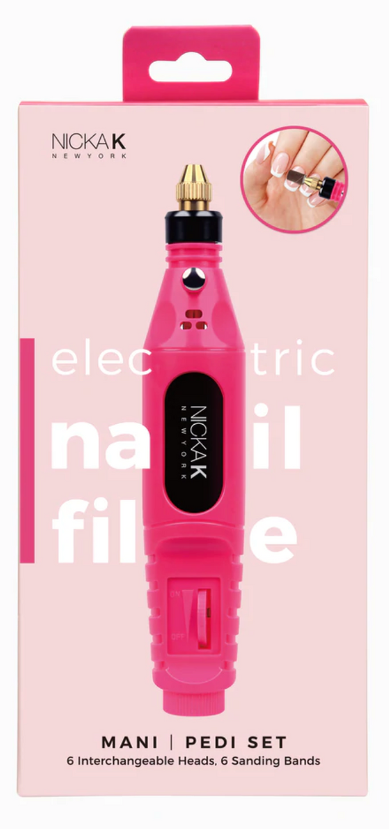 Nicka K New York Electric Nail File #TENA01 – Super Sisters Beauty