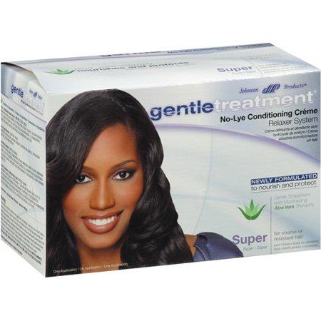 Johnson Products Gentle Treatment No-Lye Conditioning Creme Relaxer - Super