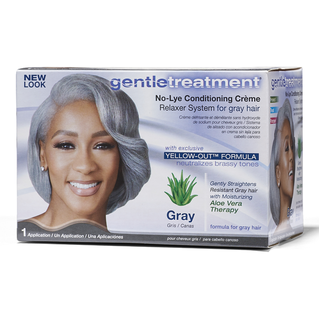 Johnson Products Gentle Treatment No-Lye Conditioning Creme Relaxer - Gray