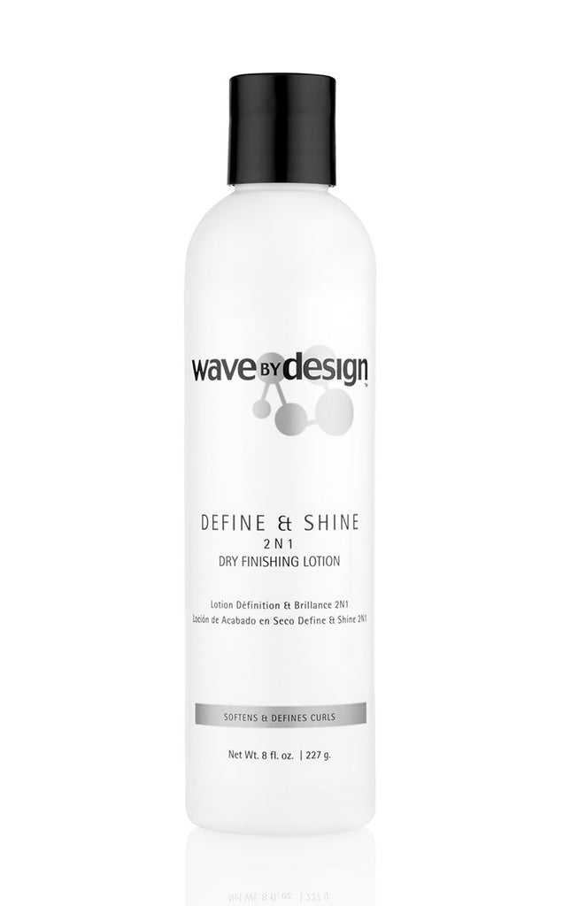 Design Essentials® Wave By Design Define & Shine 2-N-1 Dry Finishing Lotion 8oz
