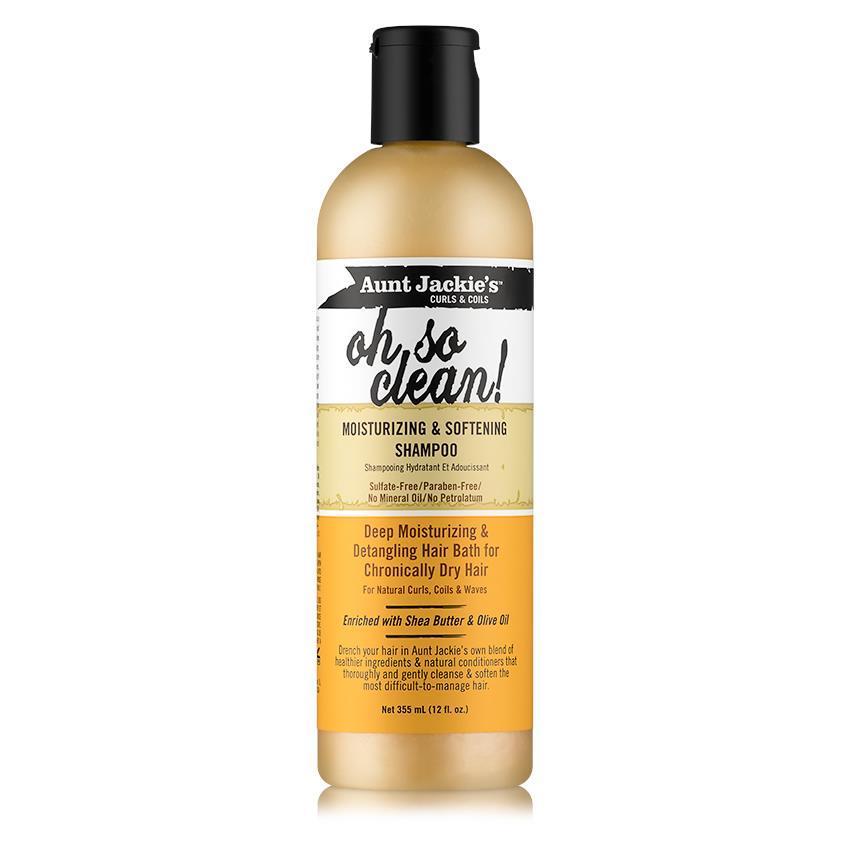 Aunt Jackie's Oh So Clean – Moisturizing & Softening Shampoo 12oz