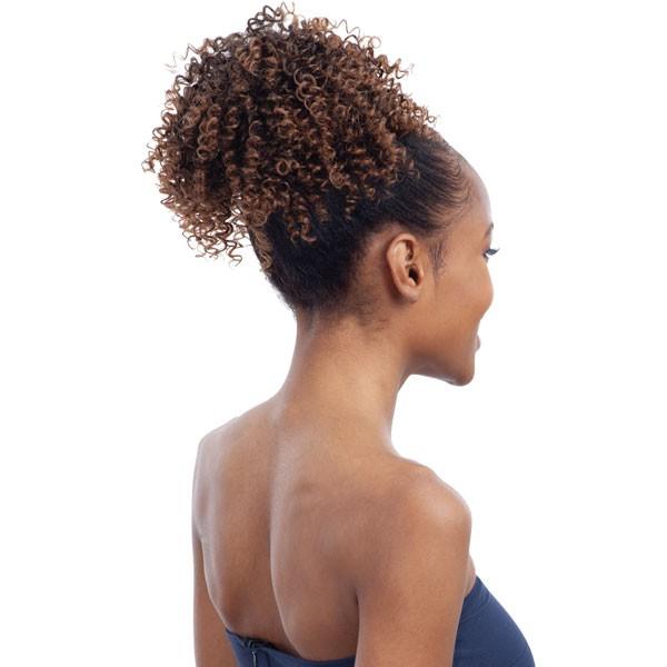 Mayde Beauty Synthetic Drawstring Ponytail and Bang COCO DOLLIES Super Sisters Beauty