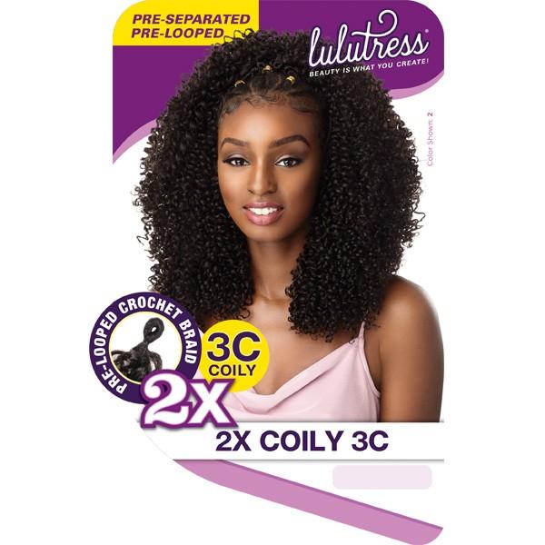 Sensationnel Synthetic Hair Crochet Braid Lulutress 2X Coily 3C
