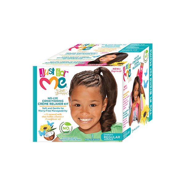 Just For Me No-Lye Conditioning Crème Relaxer Kit - Regular