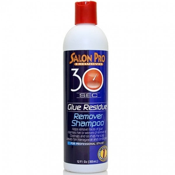 Salon Pro 30sec Glue Residue Remover Shampoo 12oz