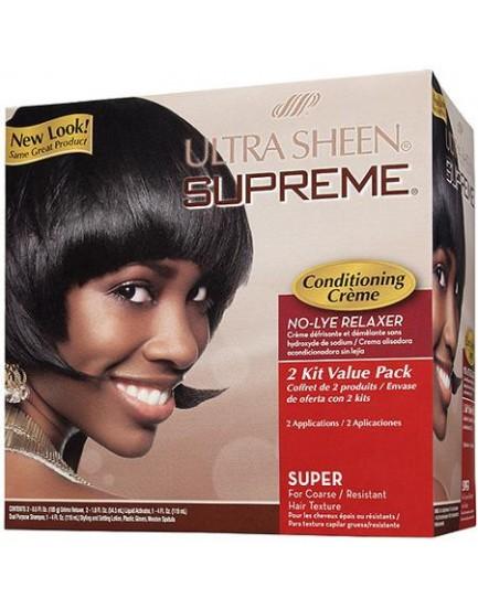 Ultra Sheen Supreme No-Lye Relaxer Kit - Super