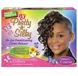 Luster's PCJ Pretty-N-Silky No-Lye Conditioning Creme Relaxer - Children's Coarse (One Retouch)