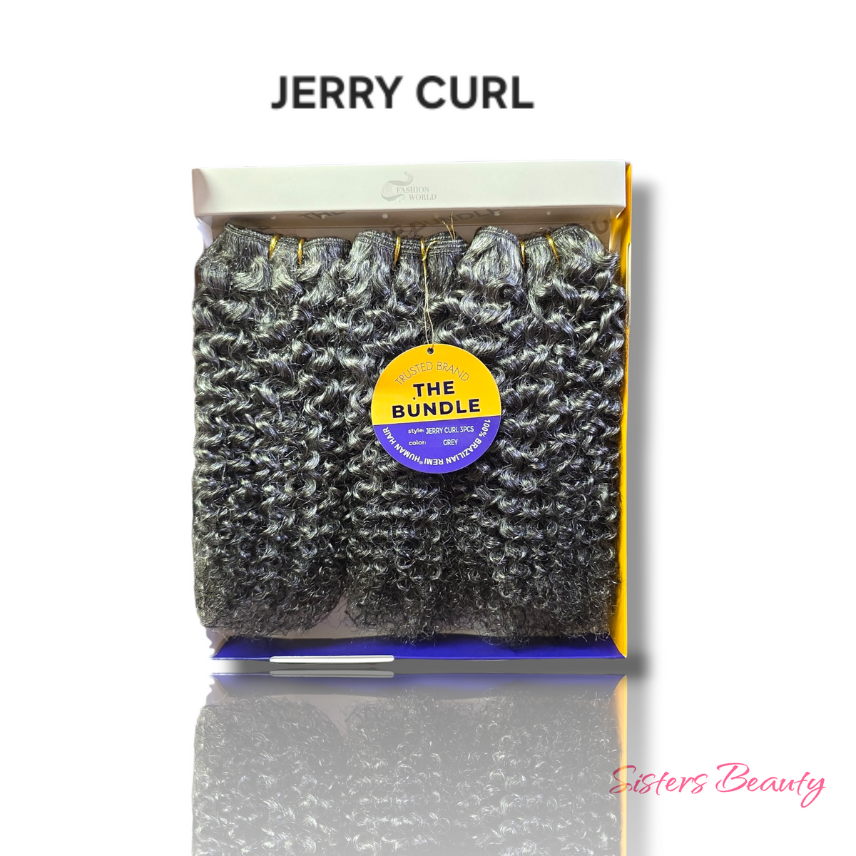 THE BUNDLE 100% Brazilian Remi - JERRY CURL 3PCS – Super Sisters Beauty