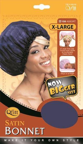 Qfitt X-Large Satin Bonnet #158 Assort