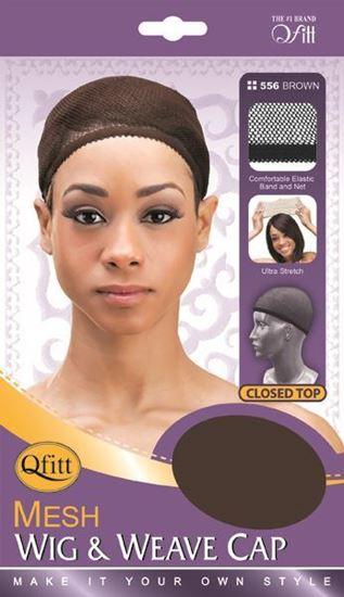 QFITT Make Your Own Wig Stretch Mesh Dome Style Wig Cap #5011 Black Wig Cap