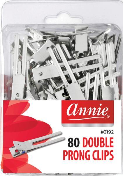 Annie 80 Double Prong Clips #3082