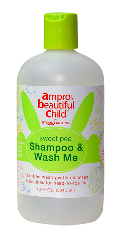 Ampro's Beautiful Child Sweet Pea Shampoo & Wash Me 13oz