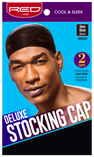 Red by Kiss Deluxe Stocking Cap #HDS01 Black