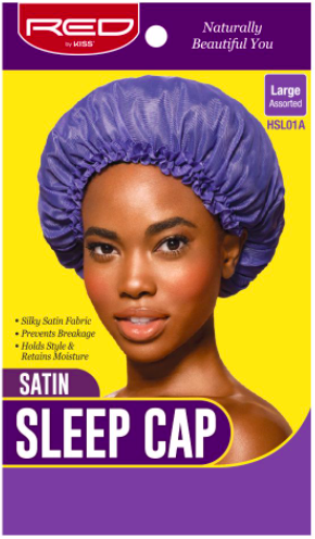 Red by Kiss Large Satin Sleep Cap #HSL01A Assorted