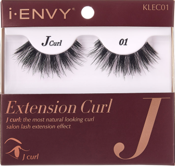 Kiss i•ENVY Extension Curl Collection Eyelashes - J Curl