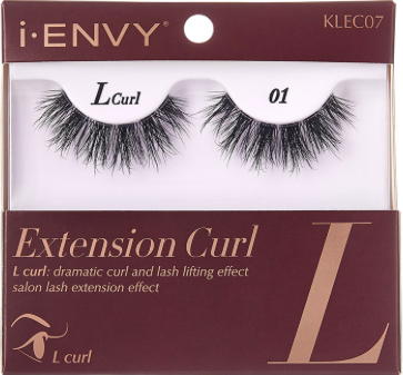 Kiss i•ENVY Extension Curl Collection Eyelashes - L Curl