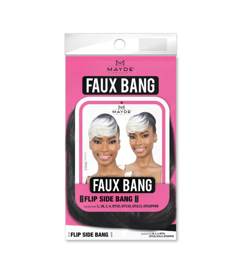 Mayde Beauty Synthetic Faux Bang Flip Side Bang