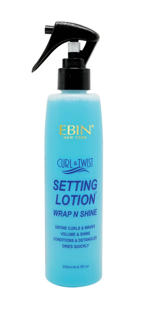 Ebin New York Curl & Twist Setting Lotion Wrap N Shine 8.5oz