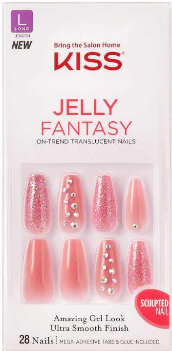 KISS Jelly Fantasy 28 Nails - Be Jelly #KGFJ01
