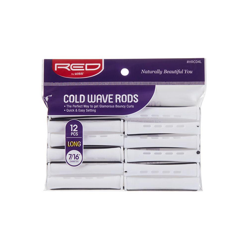 Red by Kiss Cold Wave Rods Long 12pcs 7/16" White #HRC04L