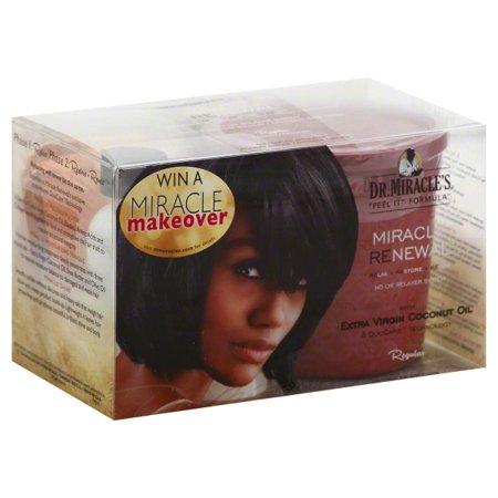 Dr. Miracle's Renewal Extra Virgin Coconut Oil No-Lye Relaxer - Regular