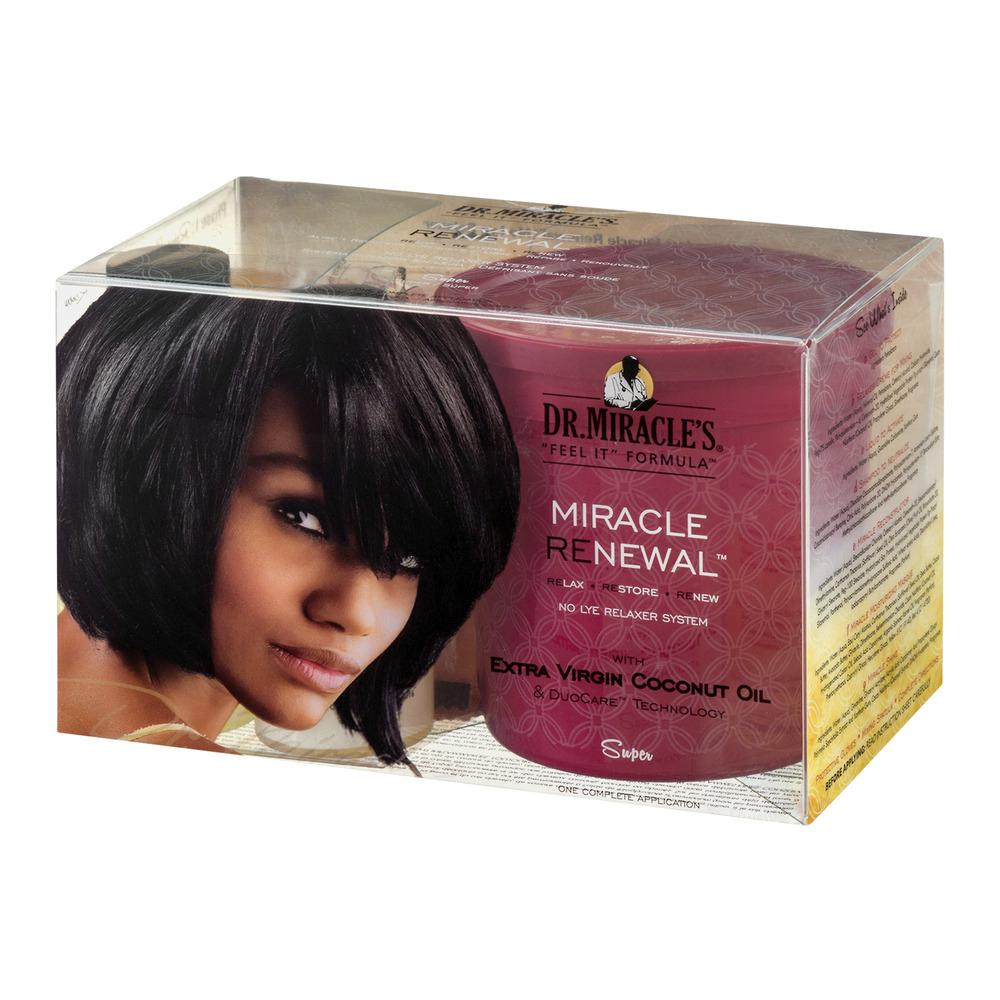 Dr. Miracle's Renewal Extra Virgin Coconut Oil No-Lye Relaxer - Super