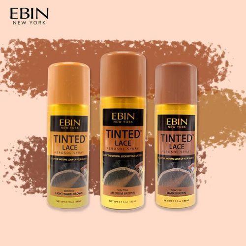 Ebin New York Tinted Lace Mousse 3.38oz (Light Warm Brown)