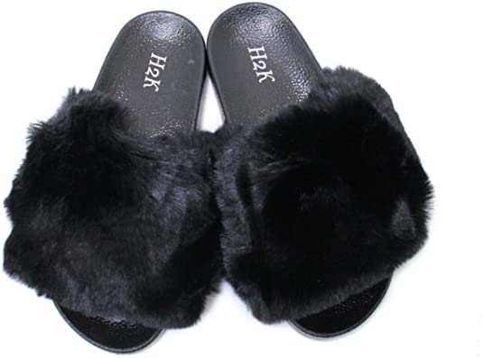 Soft Fur Slides Slippers Lora 2 – Sisters Beauty