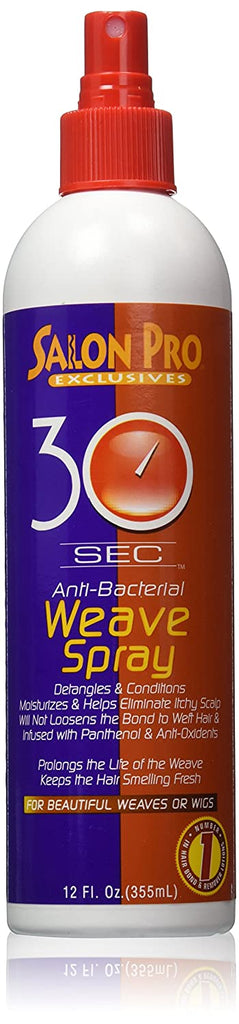 Salon Pro 30sec Refreshing Weave Spray 12oz