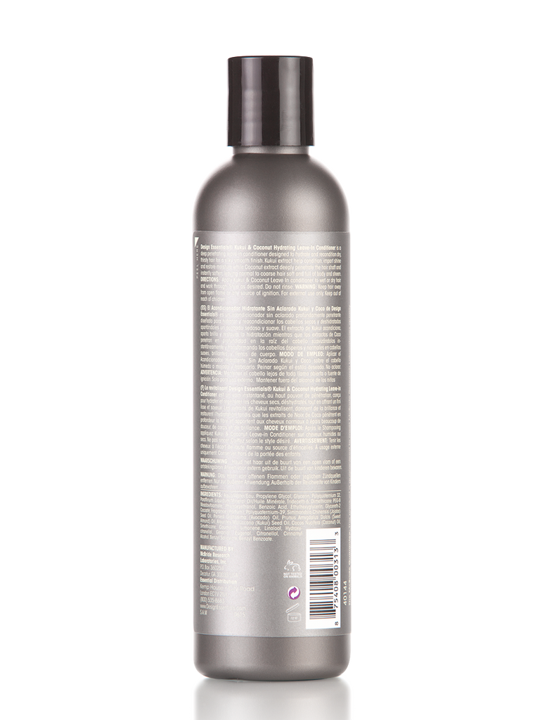 Design Essentials® New and Improved Kukui & Coconut Hydrating Leave-In Conditioner 8oz