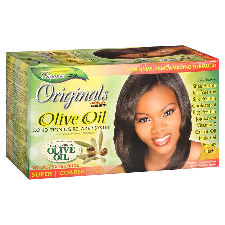 Africa's Best Originals Olive Oil Conditioning No-Lye Relaxer System - Super