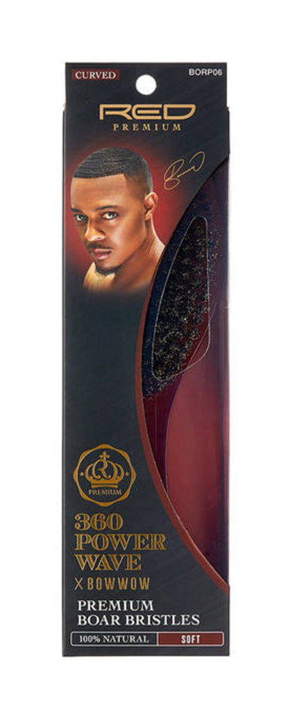RED Premium 360 Power Wave Brush X Bow Wow - Soft Wave #BORP06