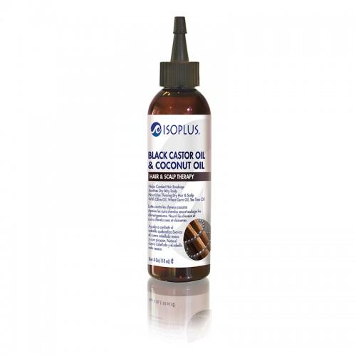 Isoplus Black Castor Oil & Coconut Oil Hair and Scalp Therapy 4oz