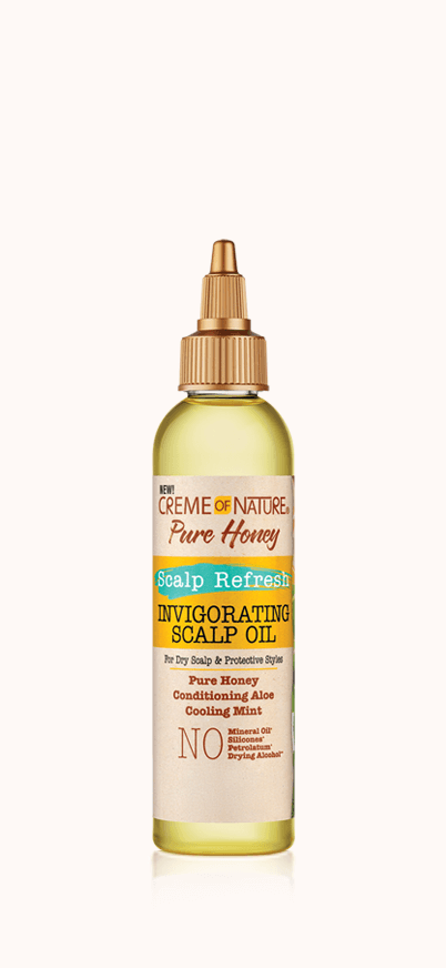 Creme of Nature Pure Honey Scalp Refresh Invigorating Scalp Oil 4oz