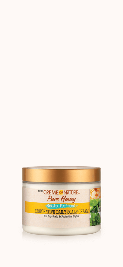 Creme of Nature Pure Honey Scalp Refresh Restorative Daily Scalp Cream 4.7oz