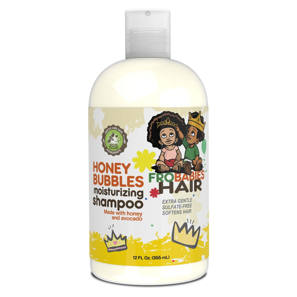 Fro Babies Hair Honey Bubbles Moisturizing Shampoo 12oz