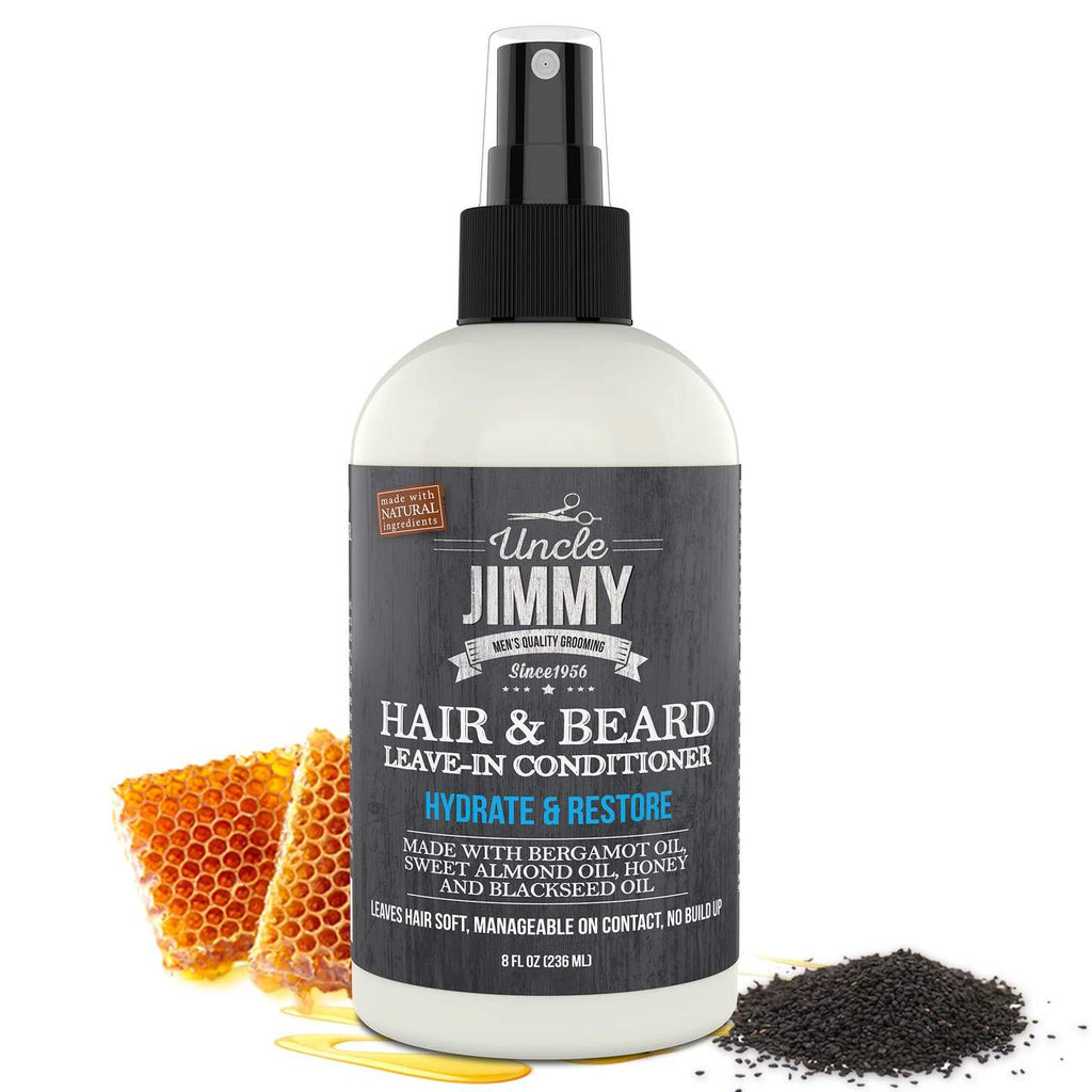 Uncle Jimmy Hair & Beard Leave-In Conditioner 8oz
