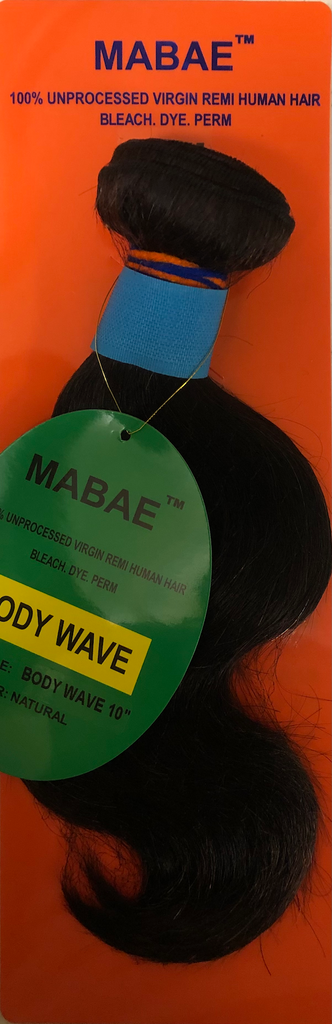 Mabae 13A 100% Unprocessed Virgin Hair - Body Wave