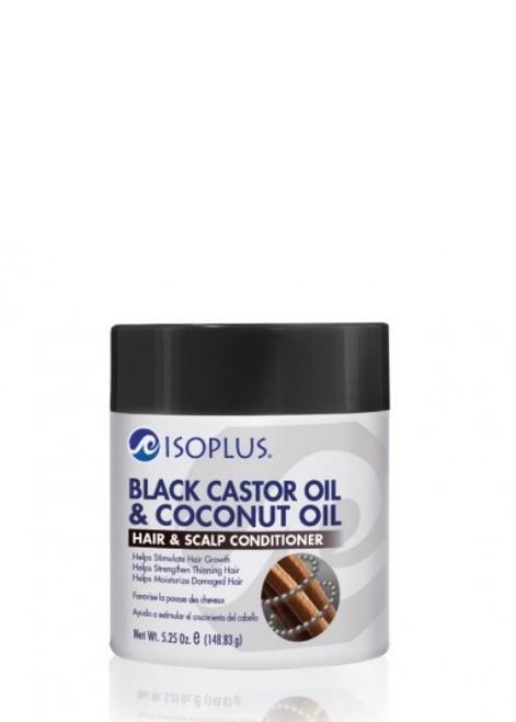 Isoplus Black Castor Oil & Coconut Oil Hair & Scalp Conditioner 4oz