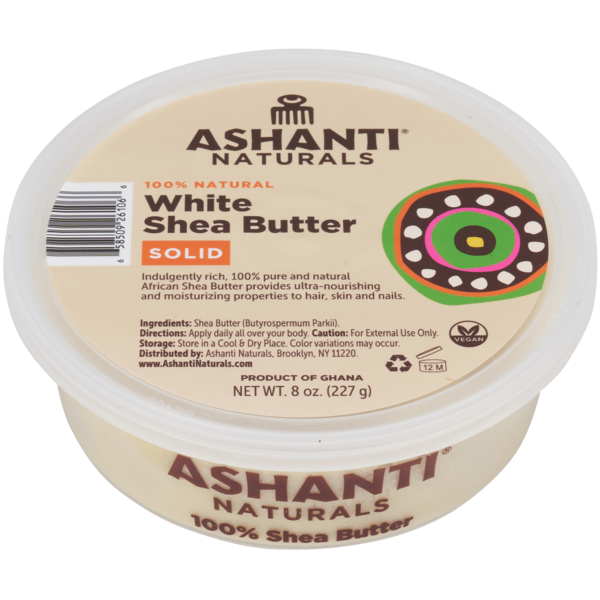 Ashanti Naturals 100% Solid White Shea Butter