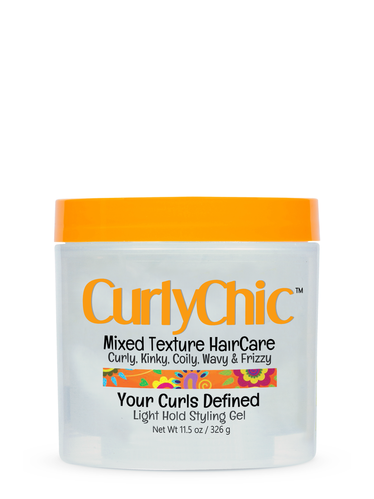CurlyChic Your Curls Defined Light Hold Styling Gel 11.5oz