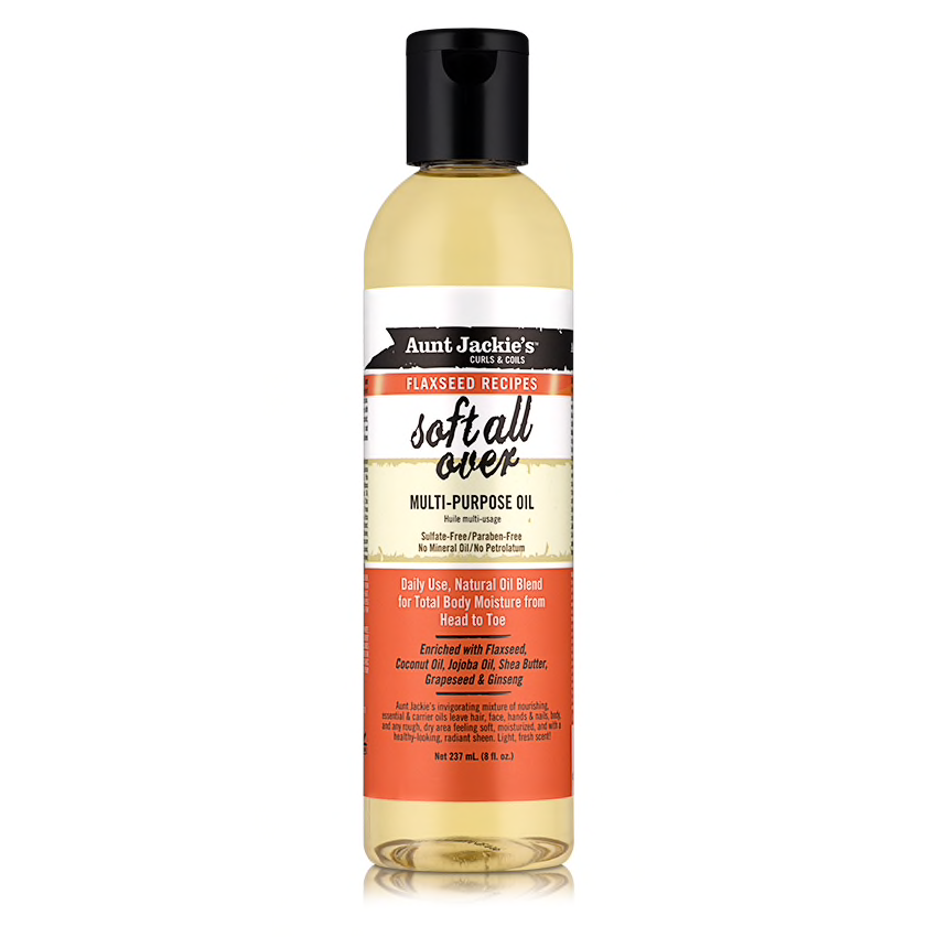 Aunt Jackie's Soft All Over – Multi-purpose Oil 8oz