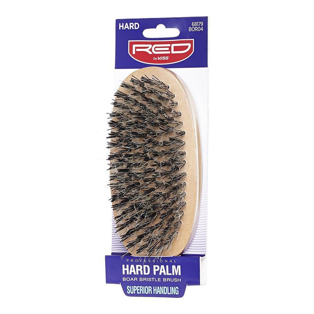 Red by Kiss PROFESSIONAL Hard Palm Bristle Brush #BOR04