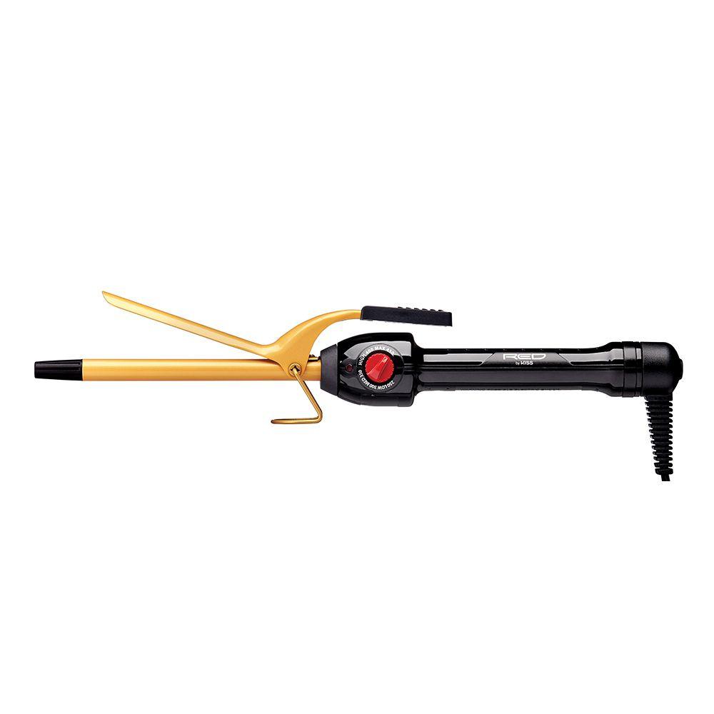 Red by Kiss Ceramic Tourmaline Professional Curling Iron 3/8" CI01N