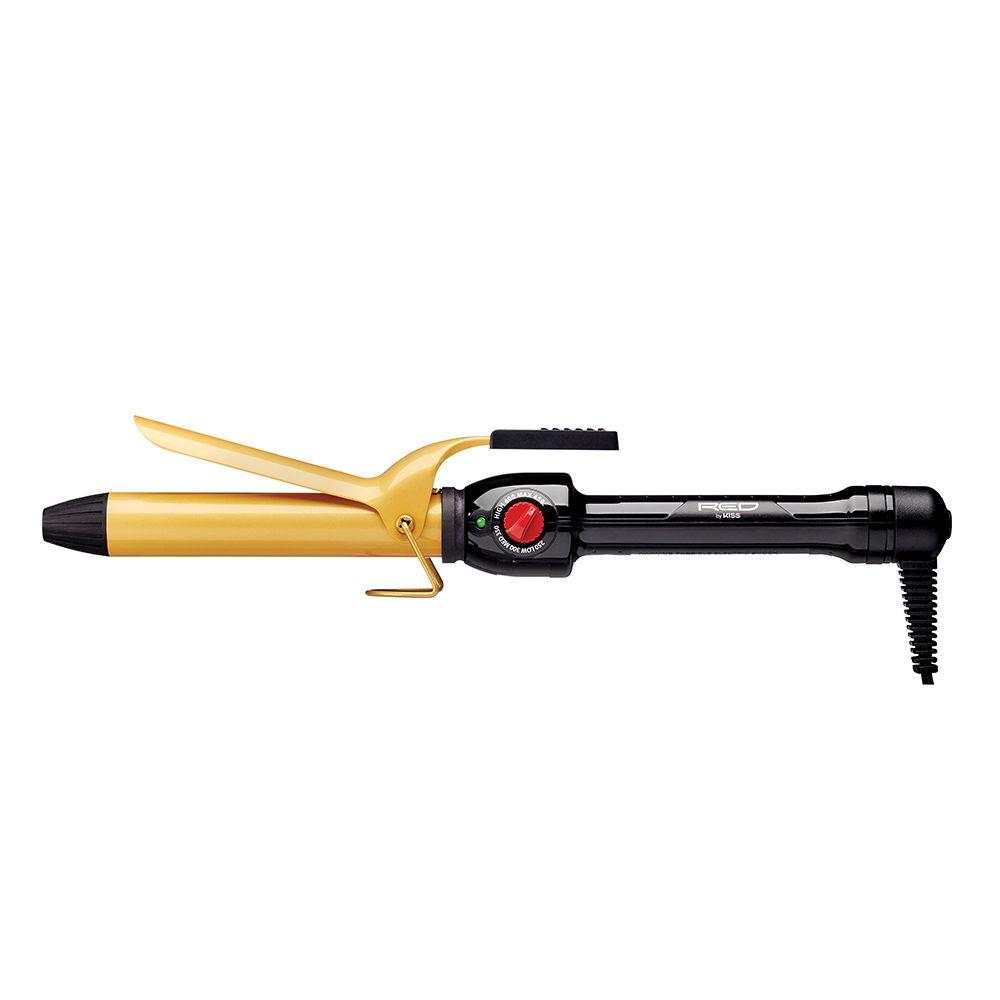 Red by Kiss Ceramic Tourmaline Professional Curling Iron 1" CI05N
