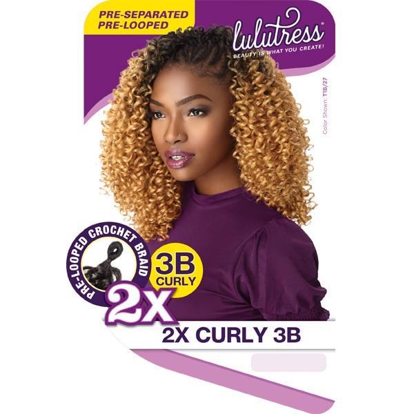 Sensationnel Synthetic Hair Crochet Braid Lulutress 2X Curly 3B
