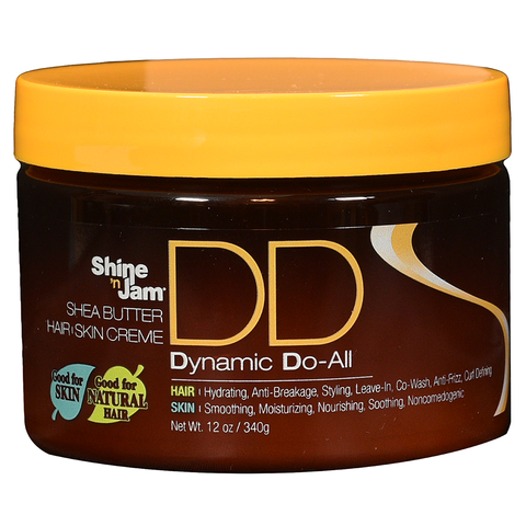 Ampro Shine ’n Jam Dynamic Do-All Shea Butter Hair Skin Creme 12oz