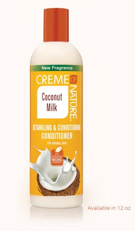Creme Of Nature Certified Natural Coconut Milk Detangling & Conditioning Conditioner 12oz